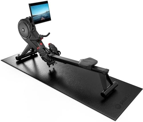 Powr Labs Rowing Machine Mat for Hydrow, Concept 2, Peloton Rower, Treadmill